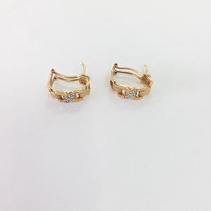 ARETES PAR ORO 14 K 4.5 GRMS (SEMINUEVO)