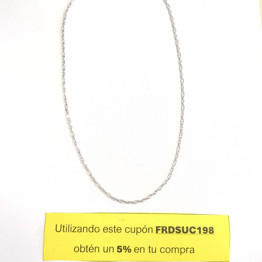 CADENA ORO BLANCO 18 K 10.9 GRMS (SEMINUEVO)