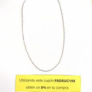 CADENA ORO BLANCO 18 K 10.9 GRMS (SEMINUEVO)