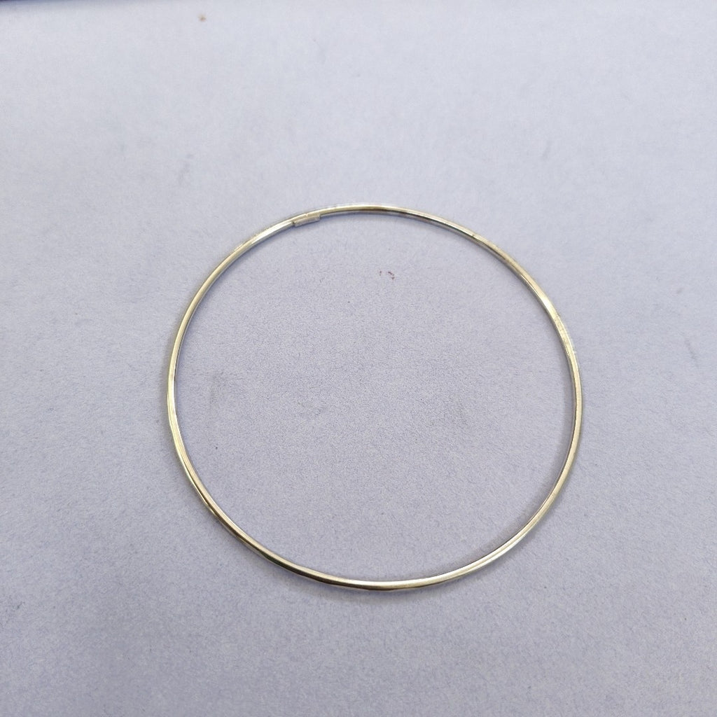 PULSERA RIGIDA ORO BLANCO 10 K 2 GRMS (SEMINUEVO)