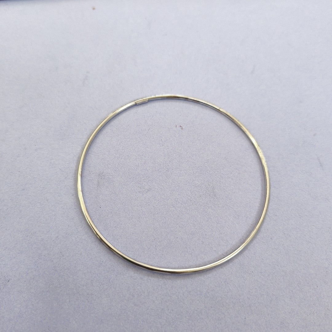 PULSERA RIGIDA ORO BLANCO 10 K 2 GRMS (SEMINUEVO)