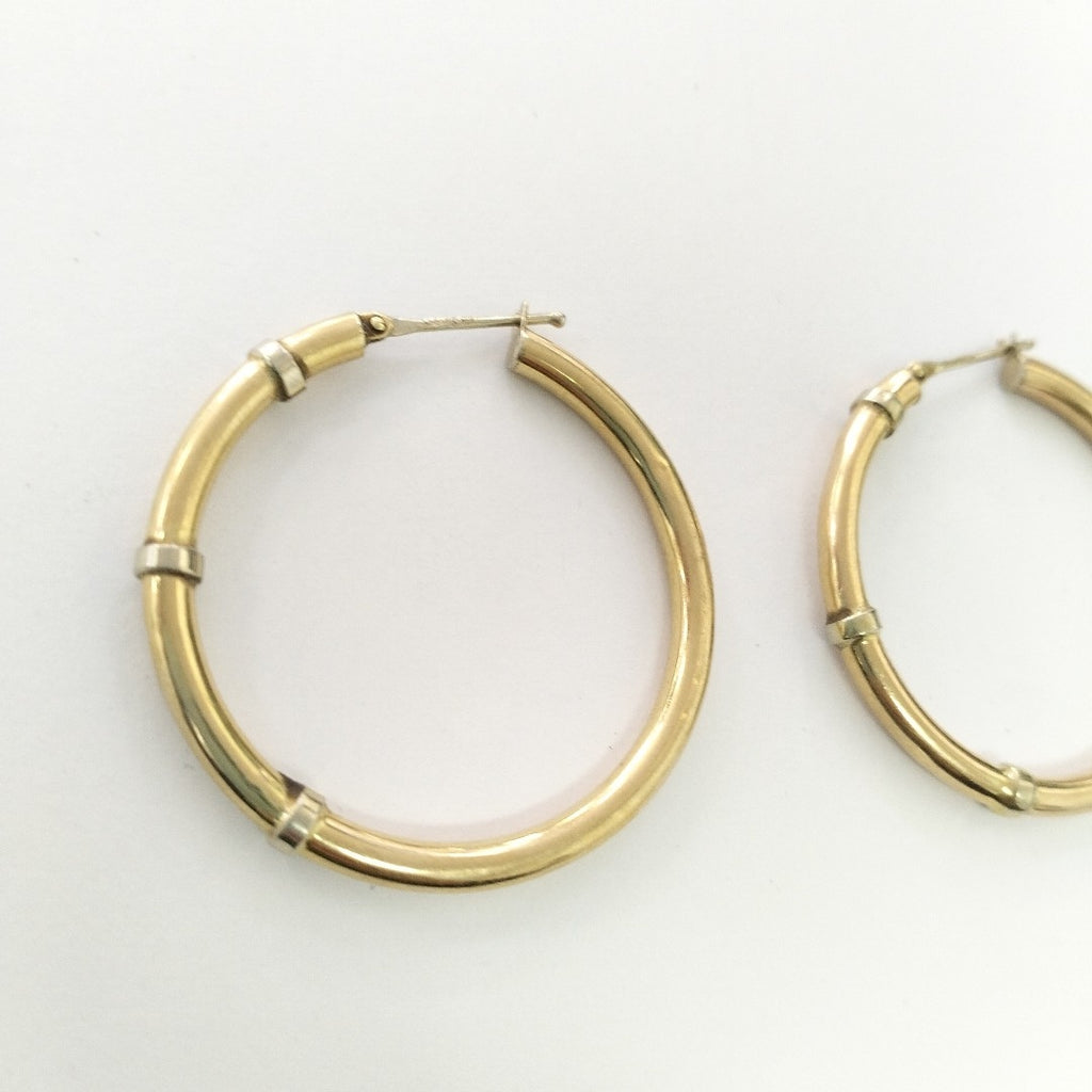 ARRACADAS PAR ORO 14 K 4.9 GRMS (SEMINUEVO)