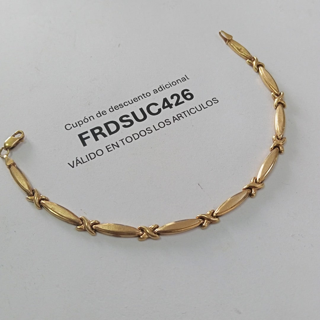 PULSERA ORO 14 K 4.1 GRMS (SEMINUEVO)
