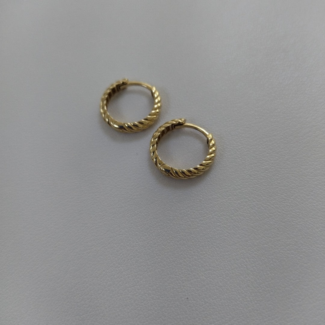 ARRACADAS PAR ORO 14 K 2 GRMS (SEMINUEVO)