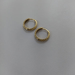 ARRACADAS PAR ORO 14 K 2 GRMS (SEMINUEVO)
