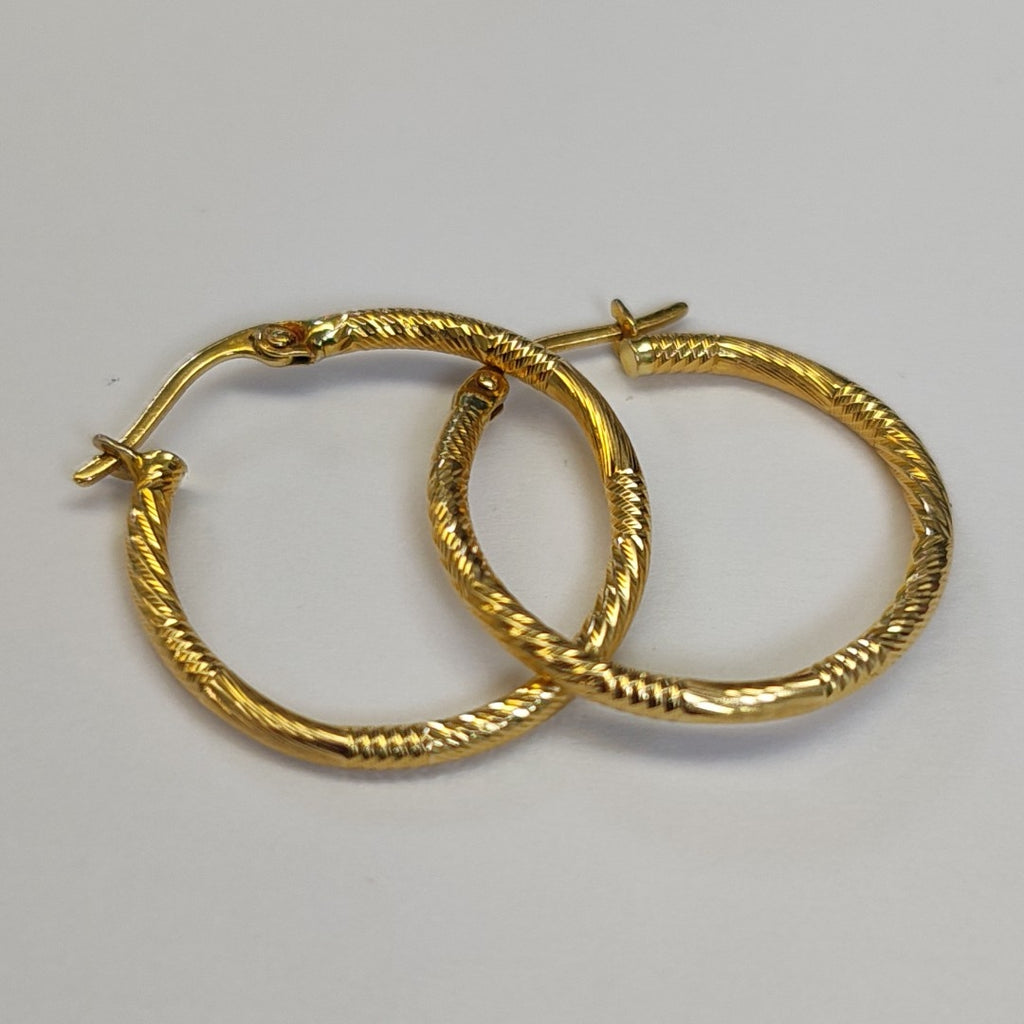 ARRACADAS PAR ORO 14 K 2 GRMS (SEMINUEVO)
