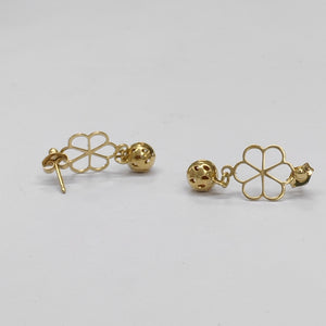 BROQUELES PAR ORO 14 K 1,90 GRMS (SEMINUEVO)