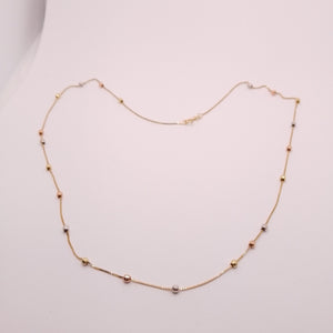 CADENA ORO, ORO COMBINADO 14 K 2.6 GRMS (SEMINUEVO)