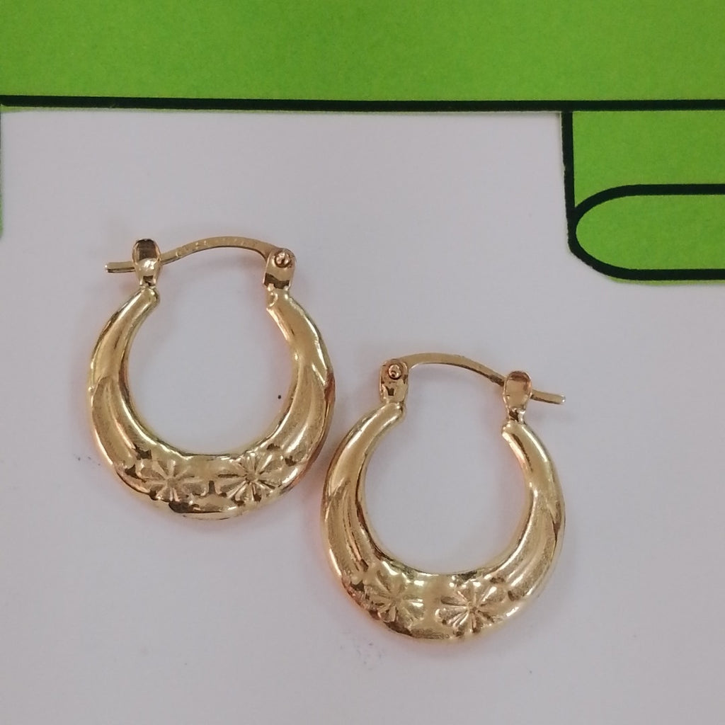 ARRACADAS PAR ORO 10 K 1,40 GRMS (SEMINUEVO)