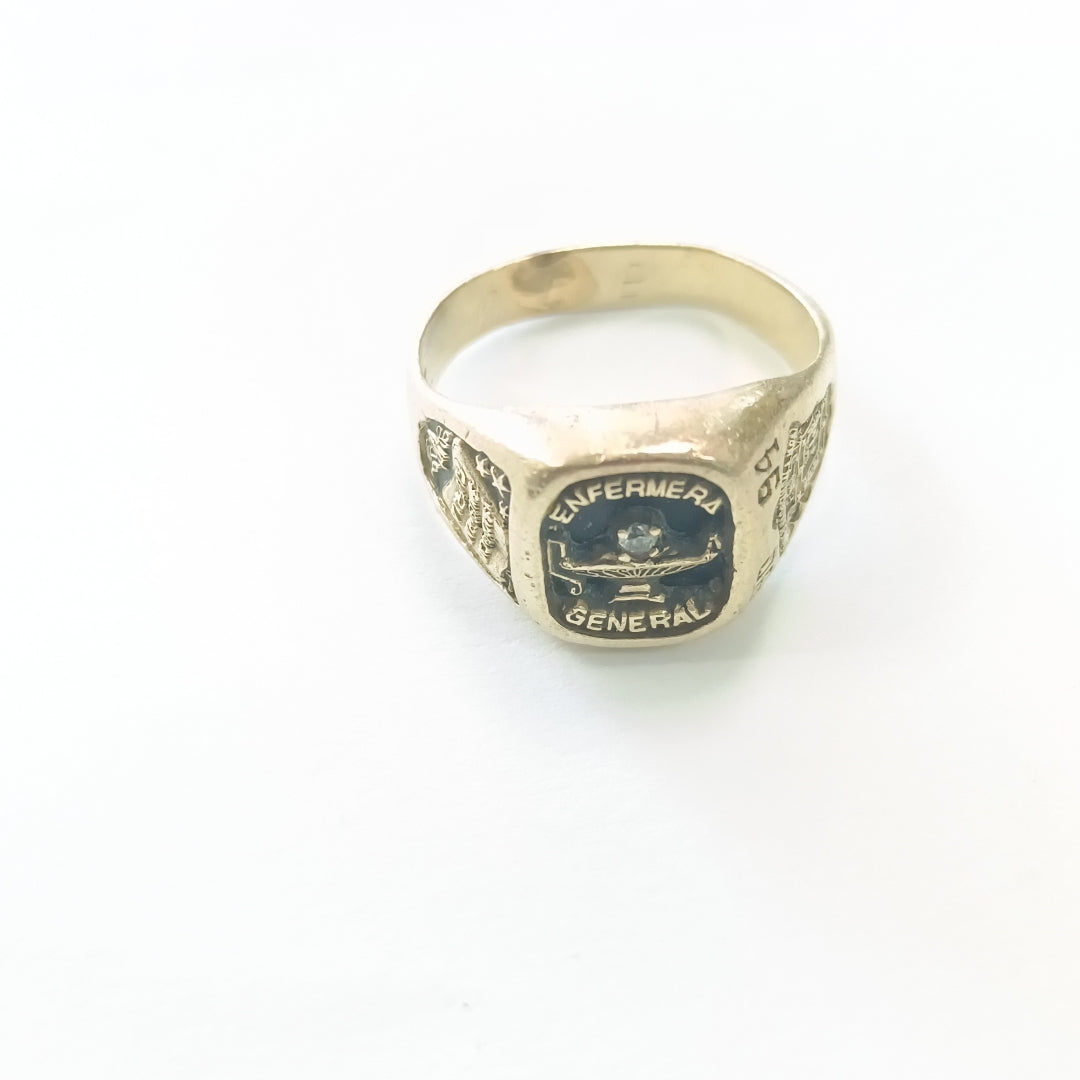 ANILLO DE GRADUACIÓN ORO 8 K 5,30 GRMS (SEMINUEVO)