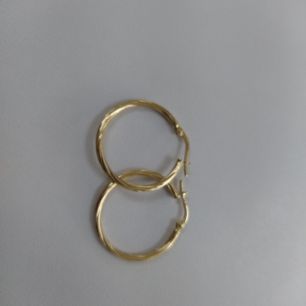 ARRACADAS PAR ORO 14 K 1.1 GRMS (SEMINUEVO)
