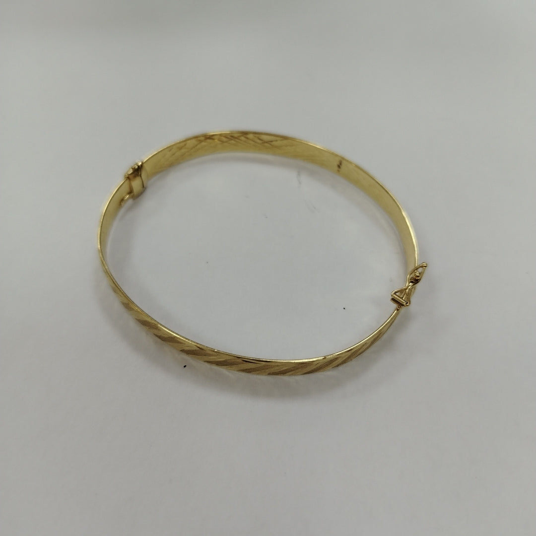 PULSERA RIGIDA ORO 14 K 5.7 GRMS (SEMINUEVO)