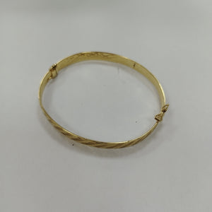 PULSERA RIGIDA ORO 14 K 5.7 GRMS (SEMINUEVO)