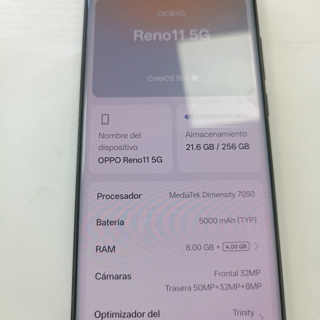 CELULAR OPPO RENO11 5G CPH2599 (2024) 256 GB 8 GB RAM (SEMINUEVO)
