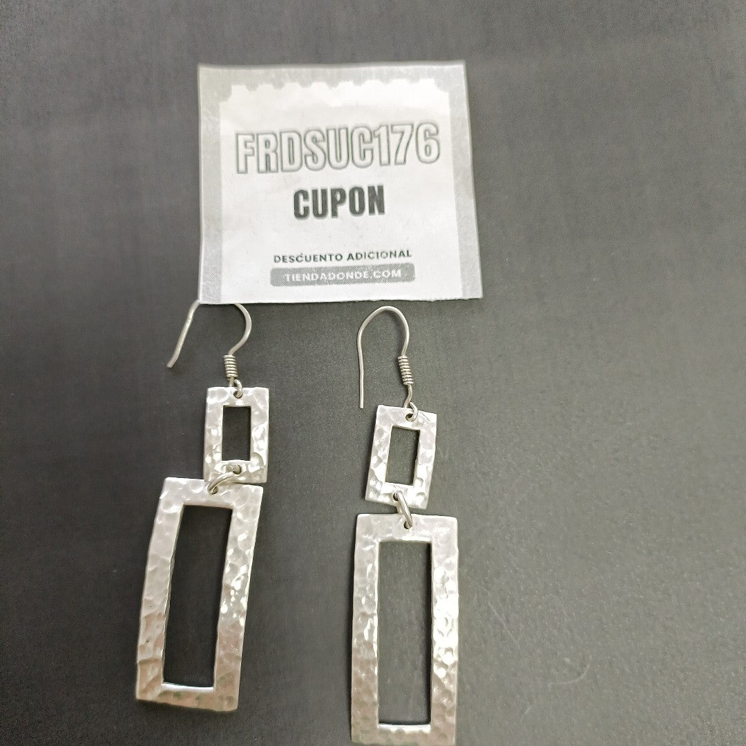 ARETES PAR PLATA 10.4 GRMS (SEMINUEVO)