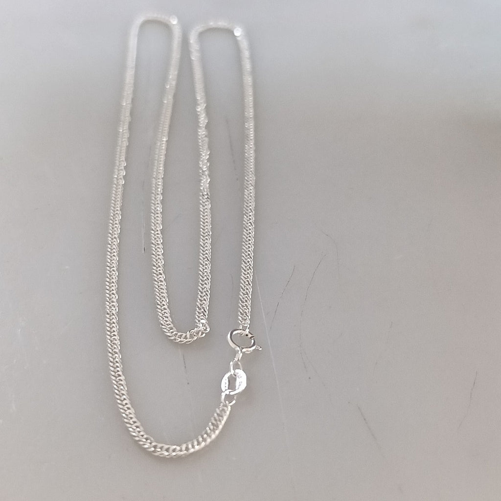 CADENA BARBADA PLATA .925 50 CM 4.22 GR (NUEVO)
