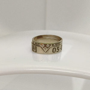 ANILLO DE GRADUACIÓN ORO 14 K 4,70 GRMS (SEMINUEVO)