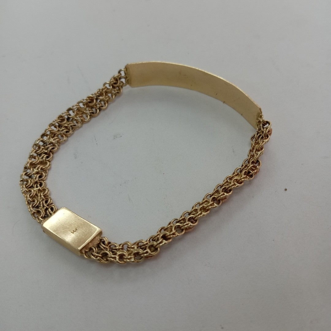 ESCLAVA ORO 14 K 13.3 GRMS (SEMINUEVO)