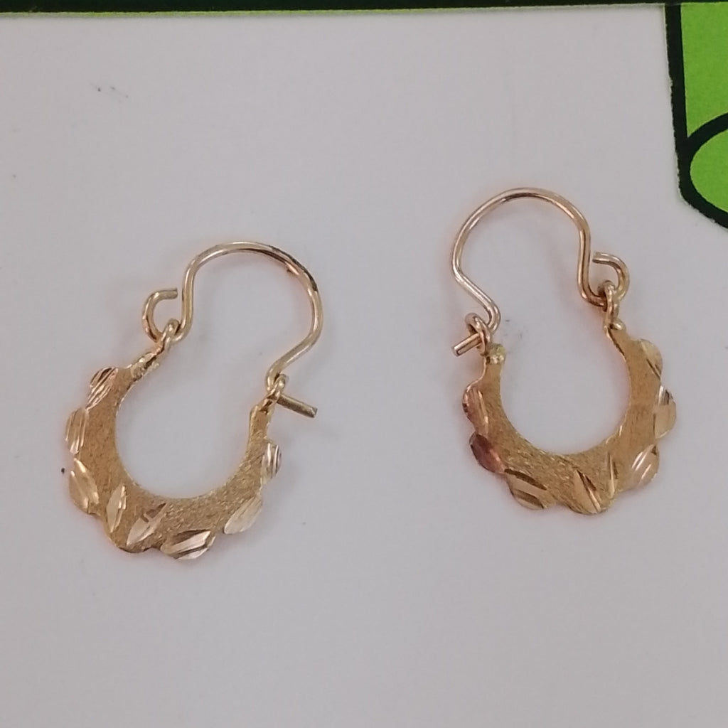 ARRACADAS PAR ORO 8 K 0,80 GRMS (SEMINUEVO)