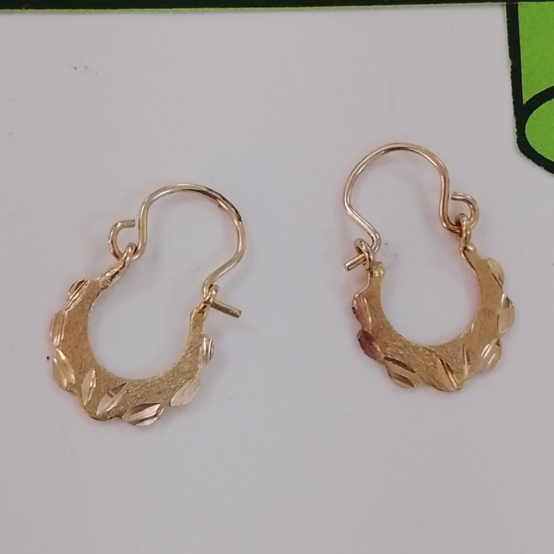 ARRACADAS PAR ORO 8 K 0,80 GRMS (SEMINUEVO)
