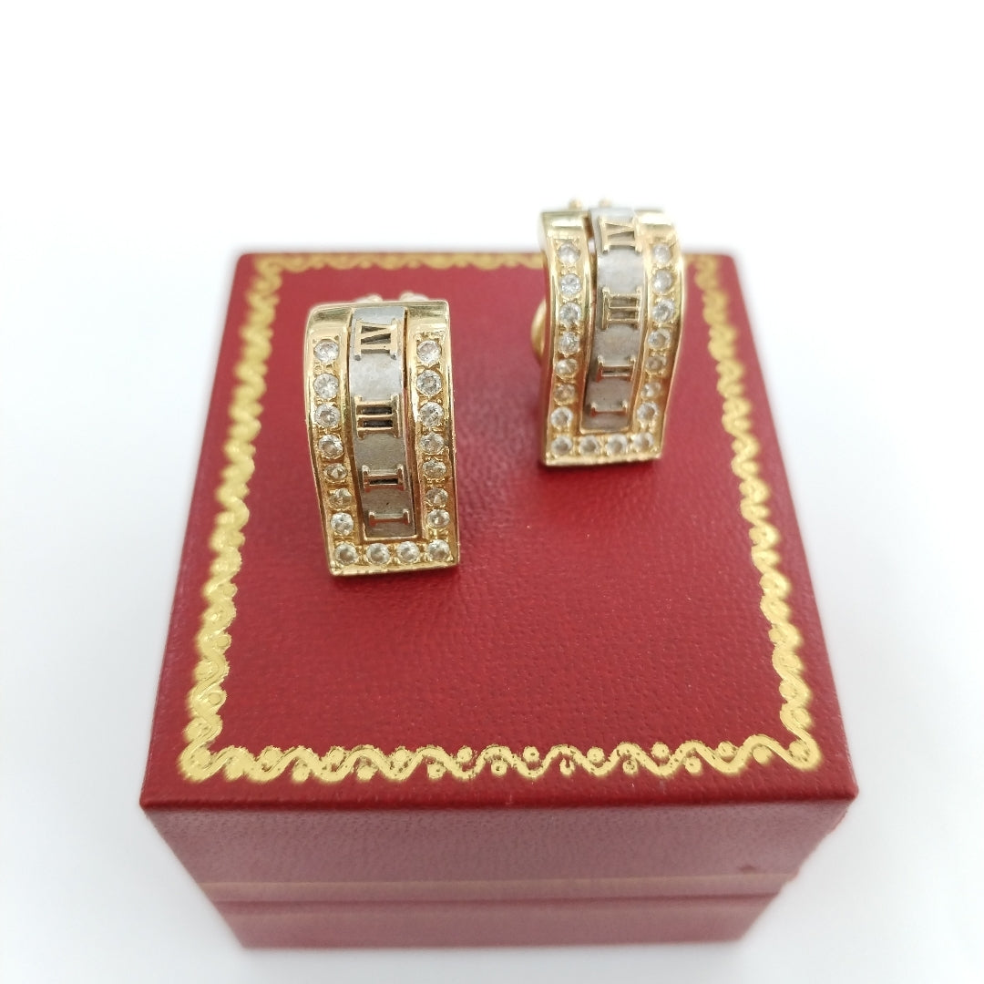 ARETES PAR ORO 14 K 7,30 GRMS (SEMINUEVO)