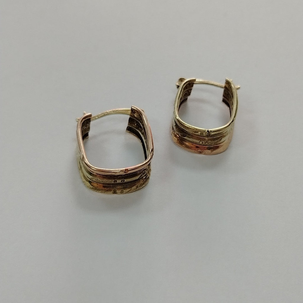 ARRACADAS PAR ORO 10 K 3,20 GRMS (SEMINUEVO)