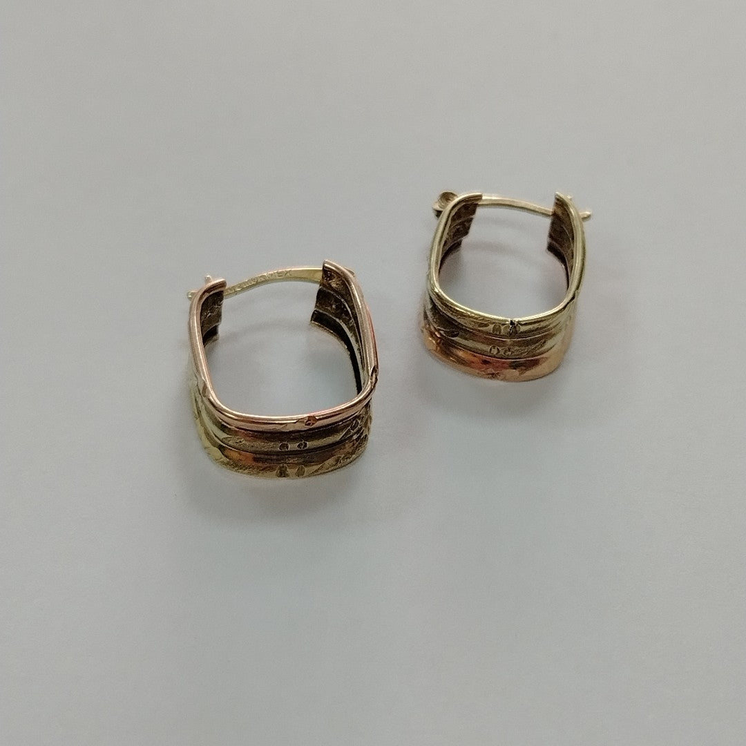 ARRACADAS PAR ORO 10 K 3,20 GRMS (SEMINUEVO)
