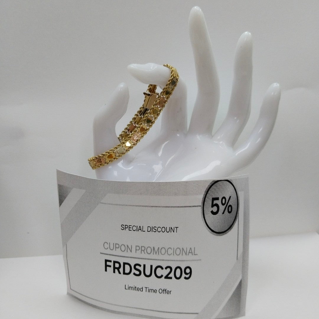 PULSERA ORO 10 K 13.3 GRMS (SEMINUEVO)
