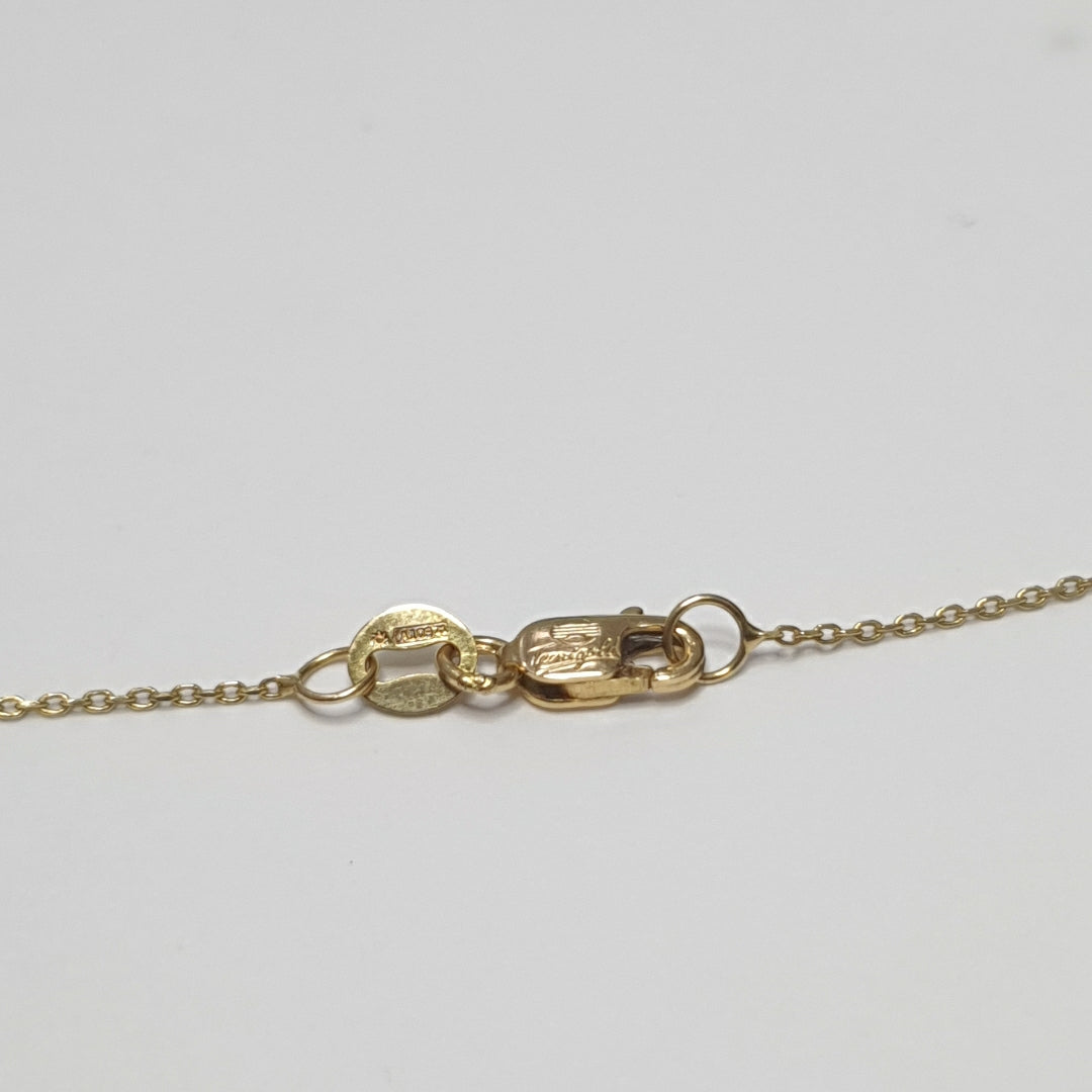 GARGANTILLA ORO COMBINADO 14 K 2 GRMS (SEMINUEVO)