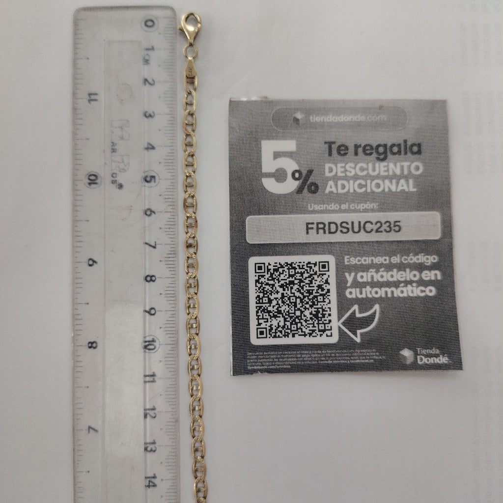 PULSERA ORO 14 K 4.9 GRMS (SEMINUEVO)