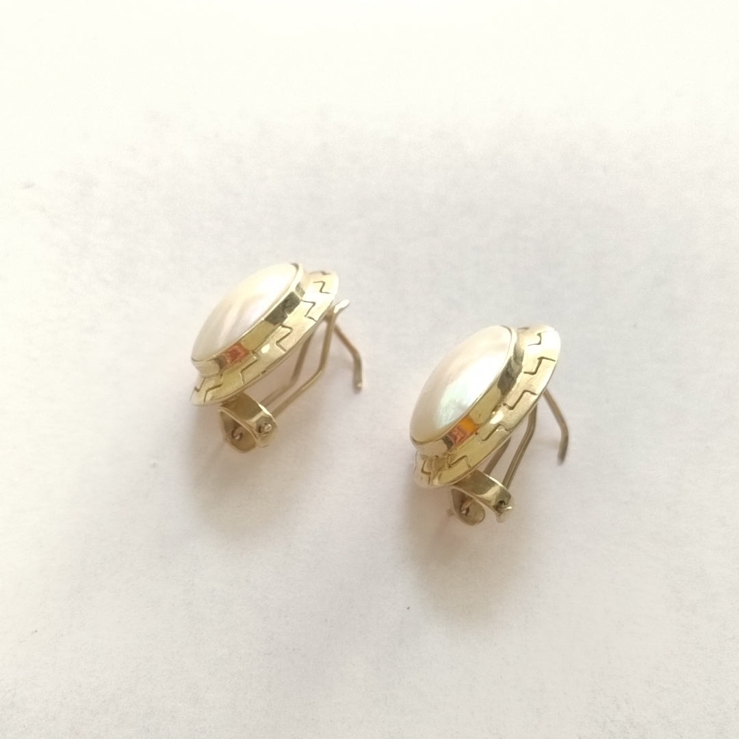 ARETES PAR ORO 10 K 7,00 GRMS (SEMINUEVO)