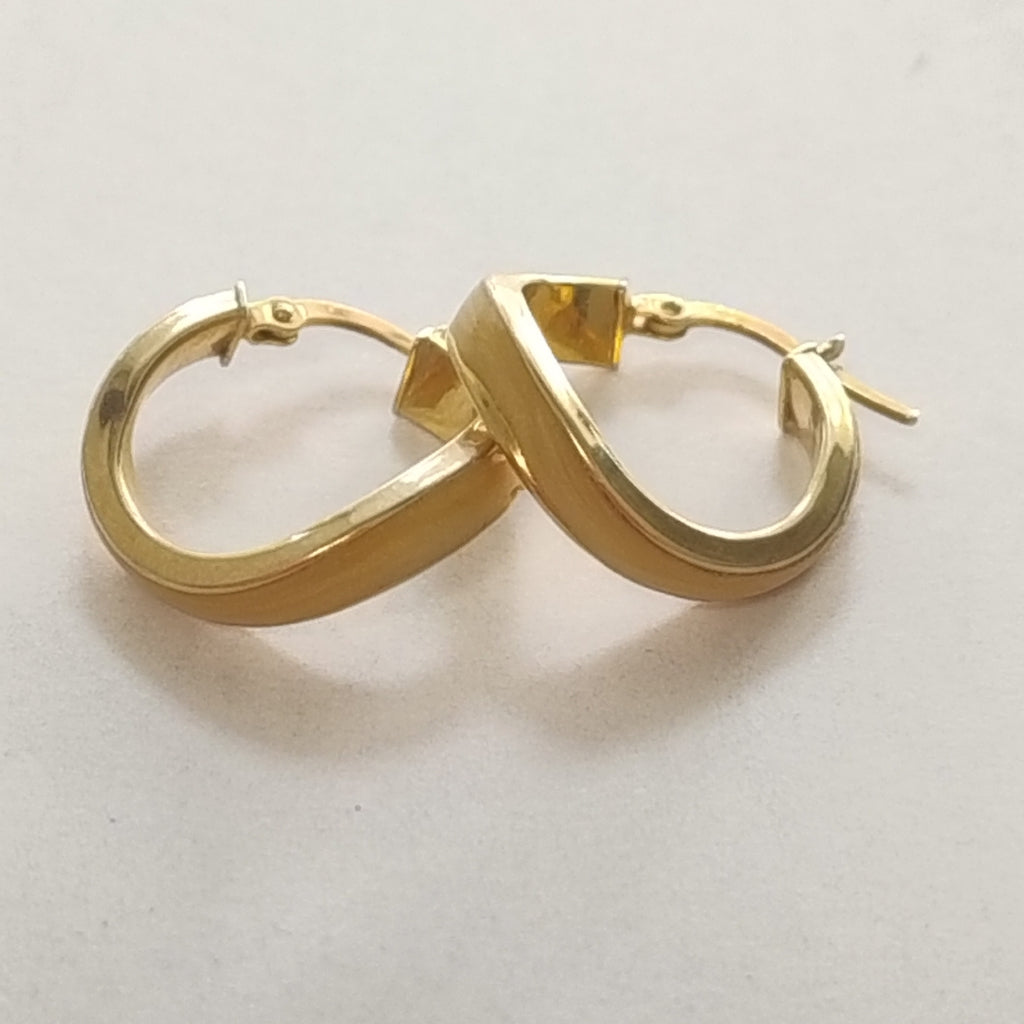 ARRACADAS PAR ORO 14 K 1,80 GRMS (SEMINUEVO)