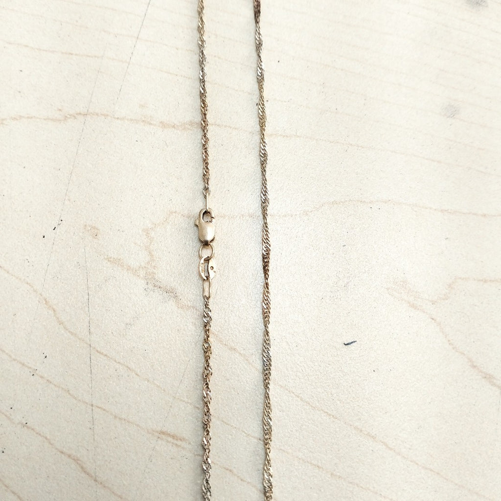 CADENA ORO COMBINADO 10 K 2.2 GRMS (SEMINUEVO)