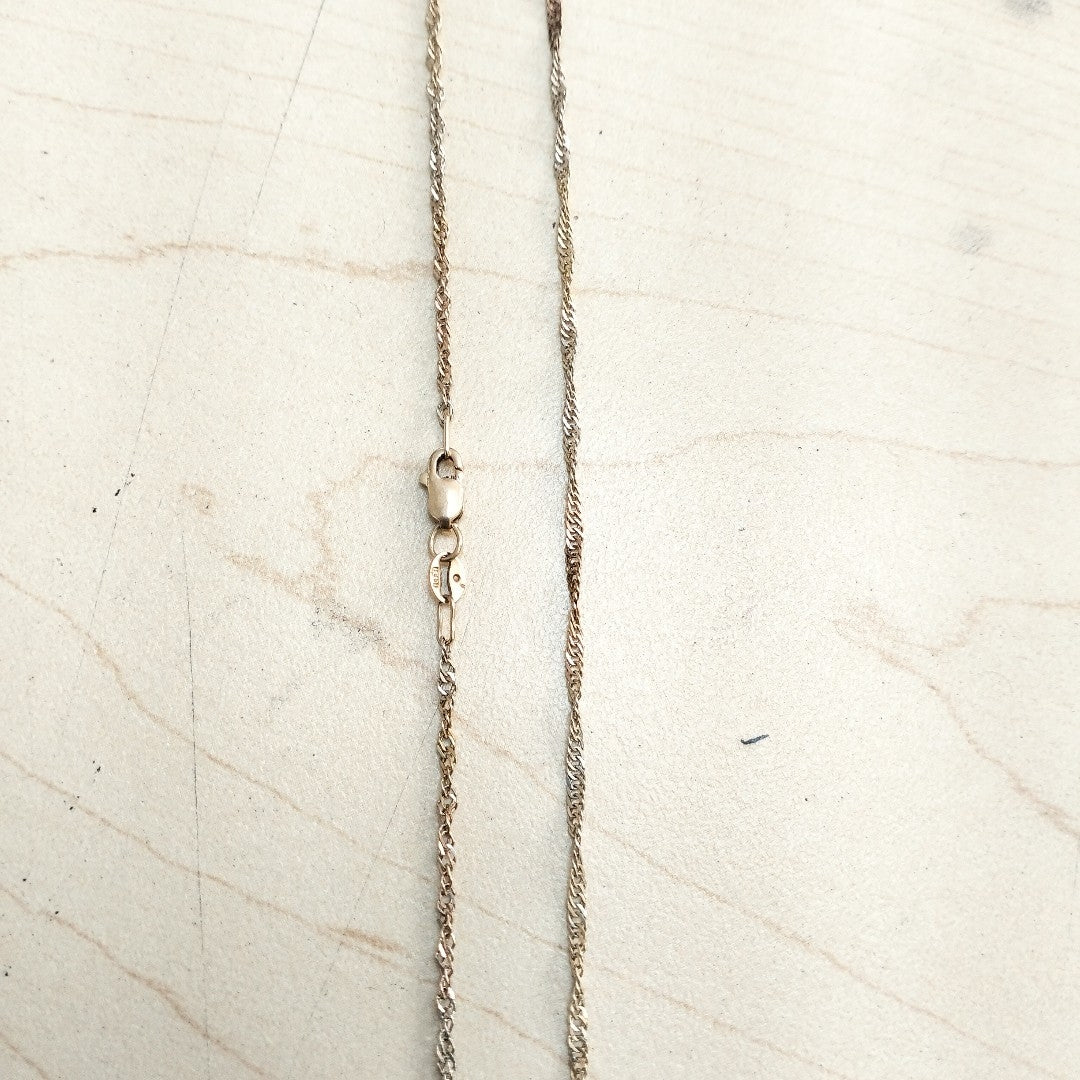 CADENA ORO COMBINADO 10 K 2.2 GRMS (SEMINUEVO)