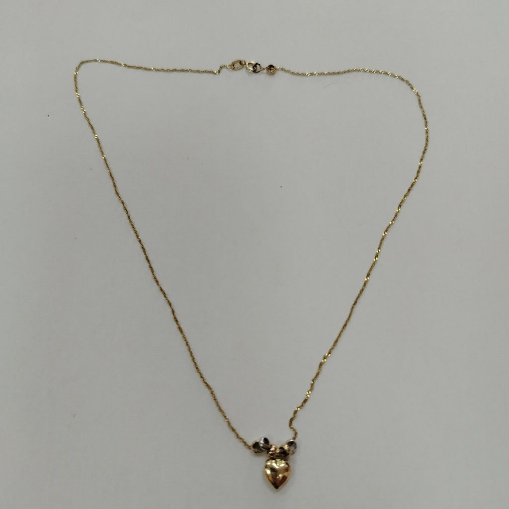 GARGANTILLA ORO, ORO COMBINADO 14 K 1.5 GRMS (SEMINUEVO)