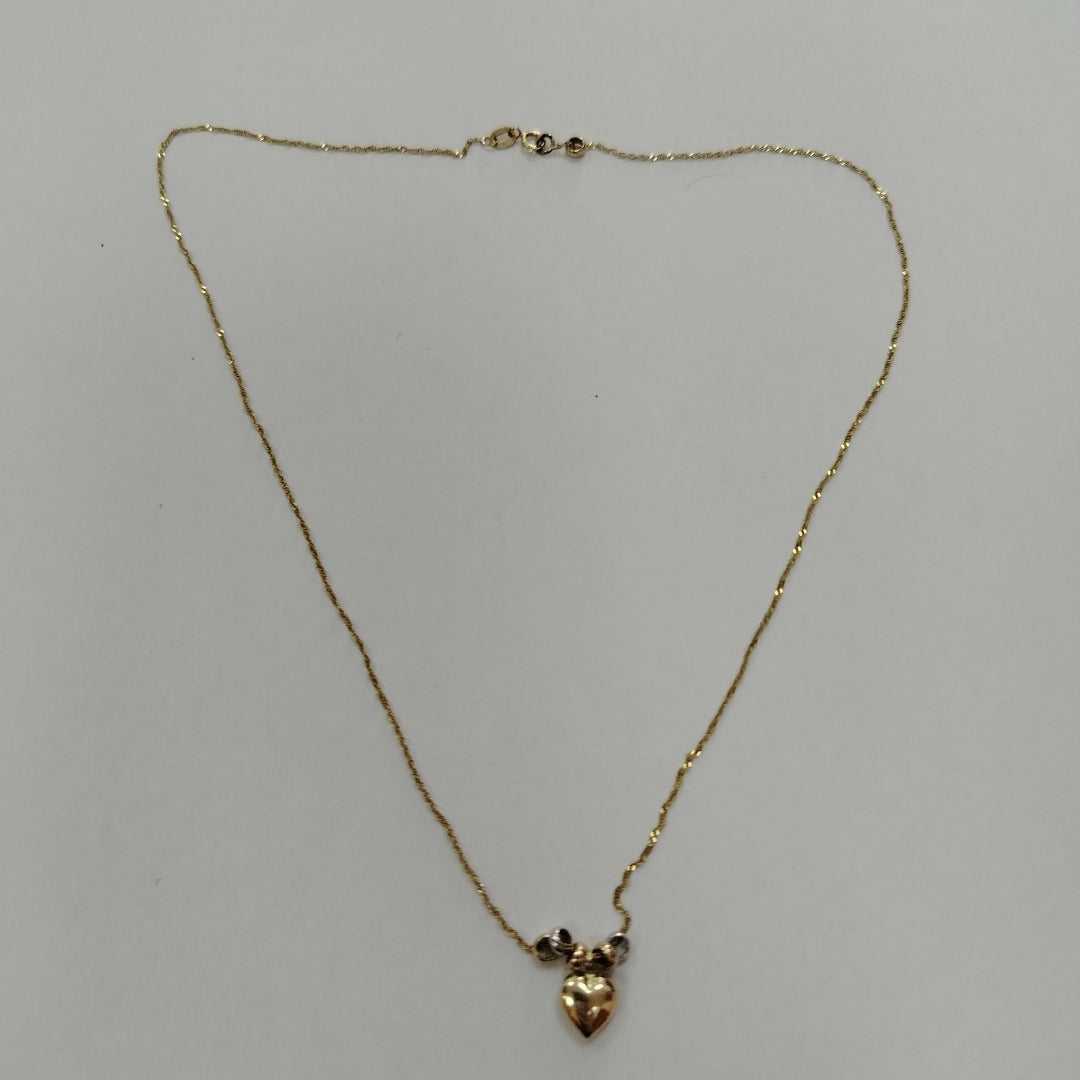 GARGANTILLA ORO, ORO COMBINADO 14 K 1.5 GRMS (SEMINUEVO)