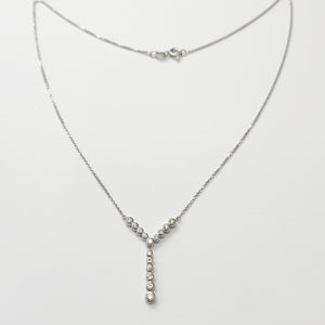 GARGANTILLA ORO BLANCO 14 K 2.7 GRMS (SEMINUEVO)