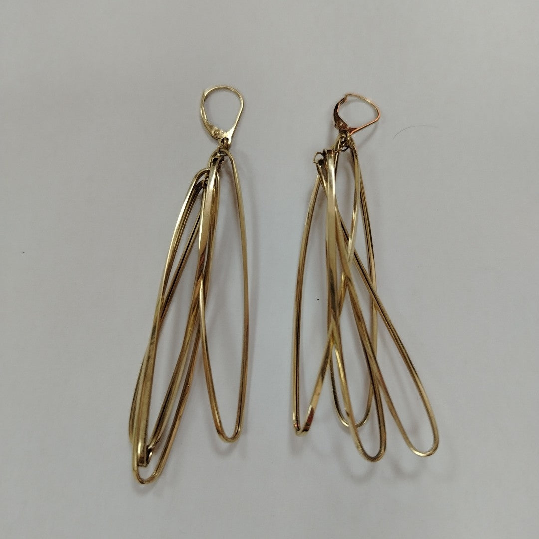 ARETES PAR ORO 14 K 4.6 GRMS (SEMINUEVO)