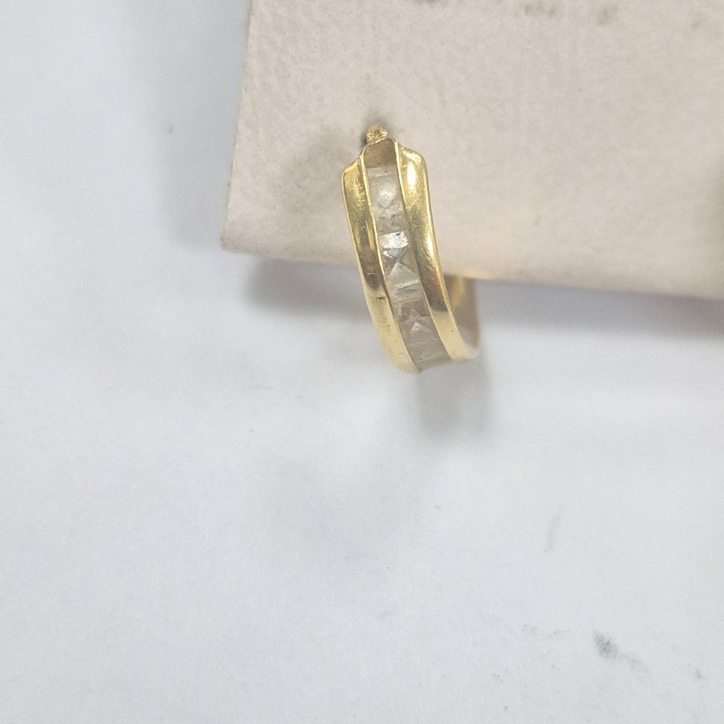 ARETES PAR ORO 14 K 1,20 GRMS (SEMINUEVO)