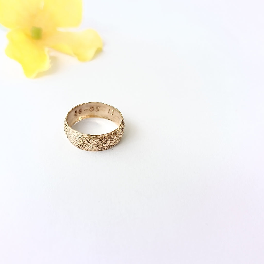 ARGOLLA ORO 8 K 1.1 GRMS (SEMINUEVO)