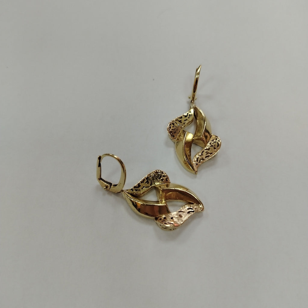 ARETES PAR ORO 14 K 5.8 GRMS (SEMINUEVO)