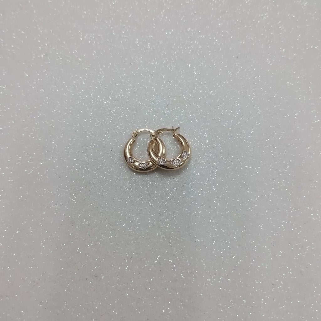 ARRACADAS PAR ORO 14 K 0.6 GRMS (SEMINUEVO)