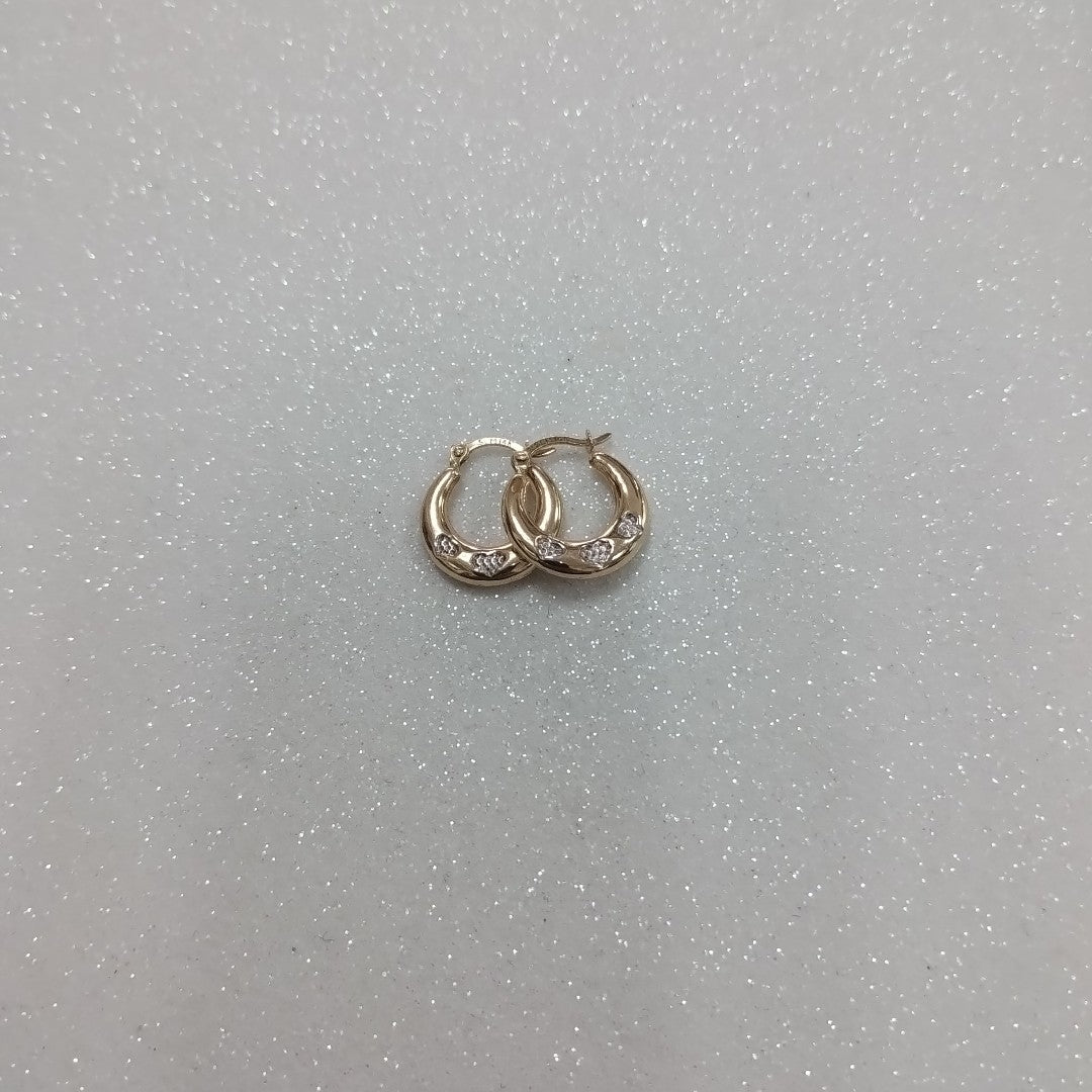 ARRACADAS PAR ORO 14 K 0.6 GRMS (SEMINUEVO)