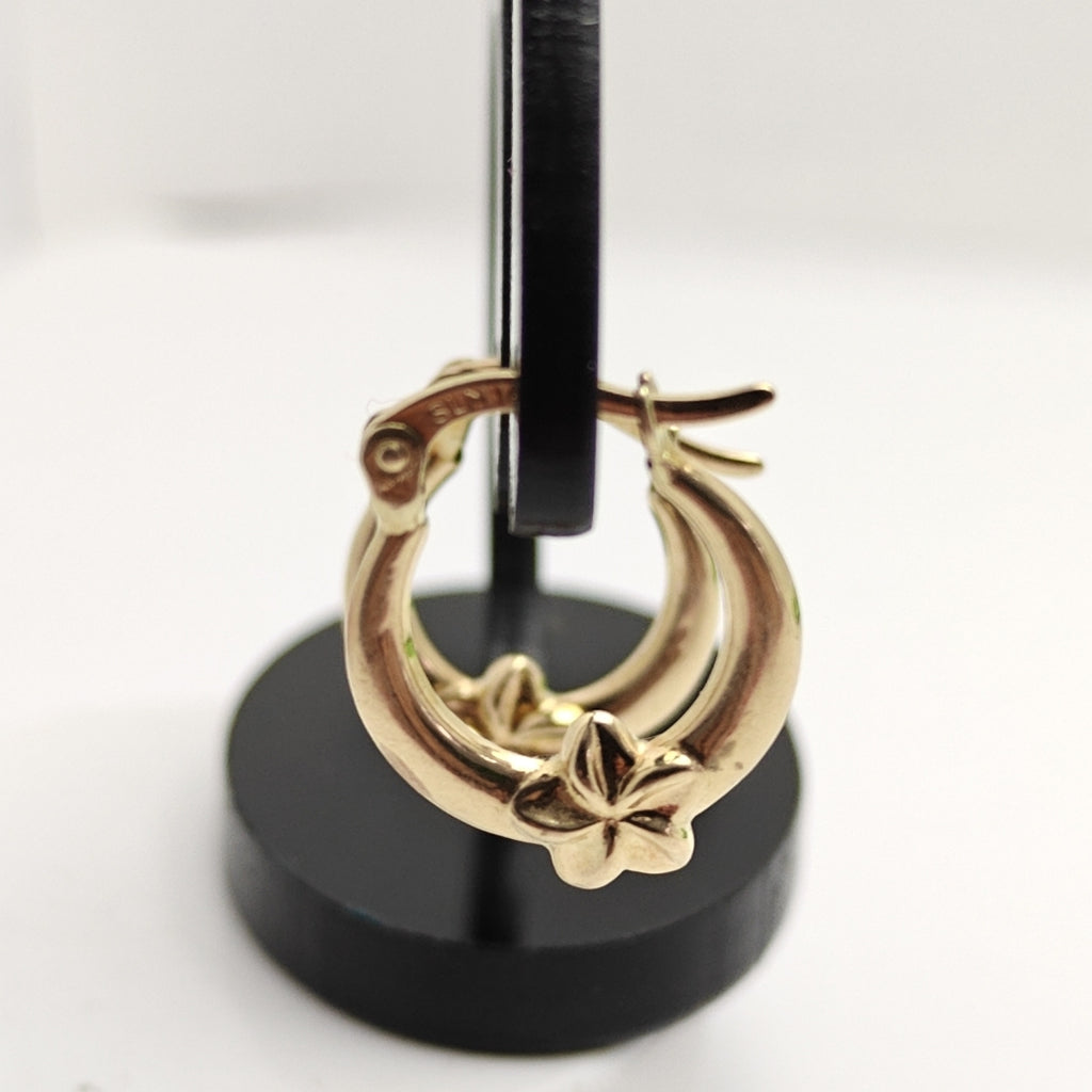 ARRACADAS PAR ORO 14 K 1,20 GRMS (SEMINUEVO)