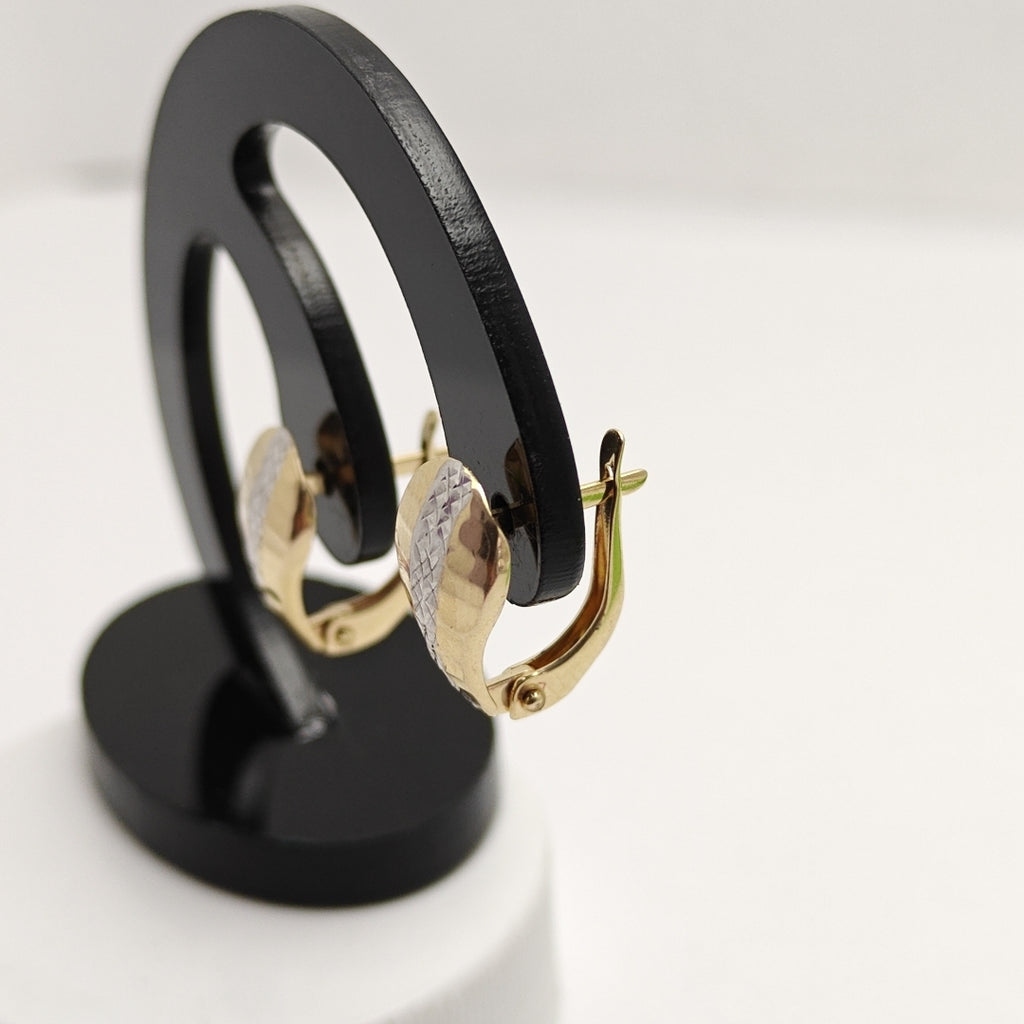 ARRACADAS PAR ORO 14 K 1,20 GRMS (SEMINUEVO)