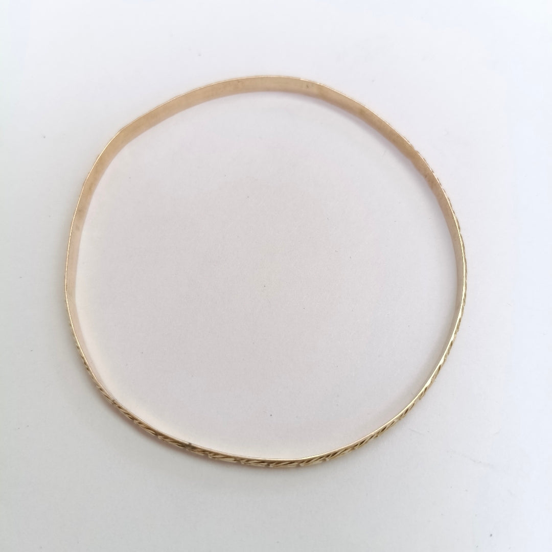 PULSERA RIGIDA ORO 8 K 5.5 GRMS (SEMINUEVO)