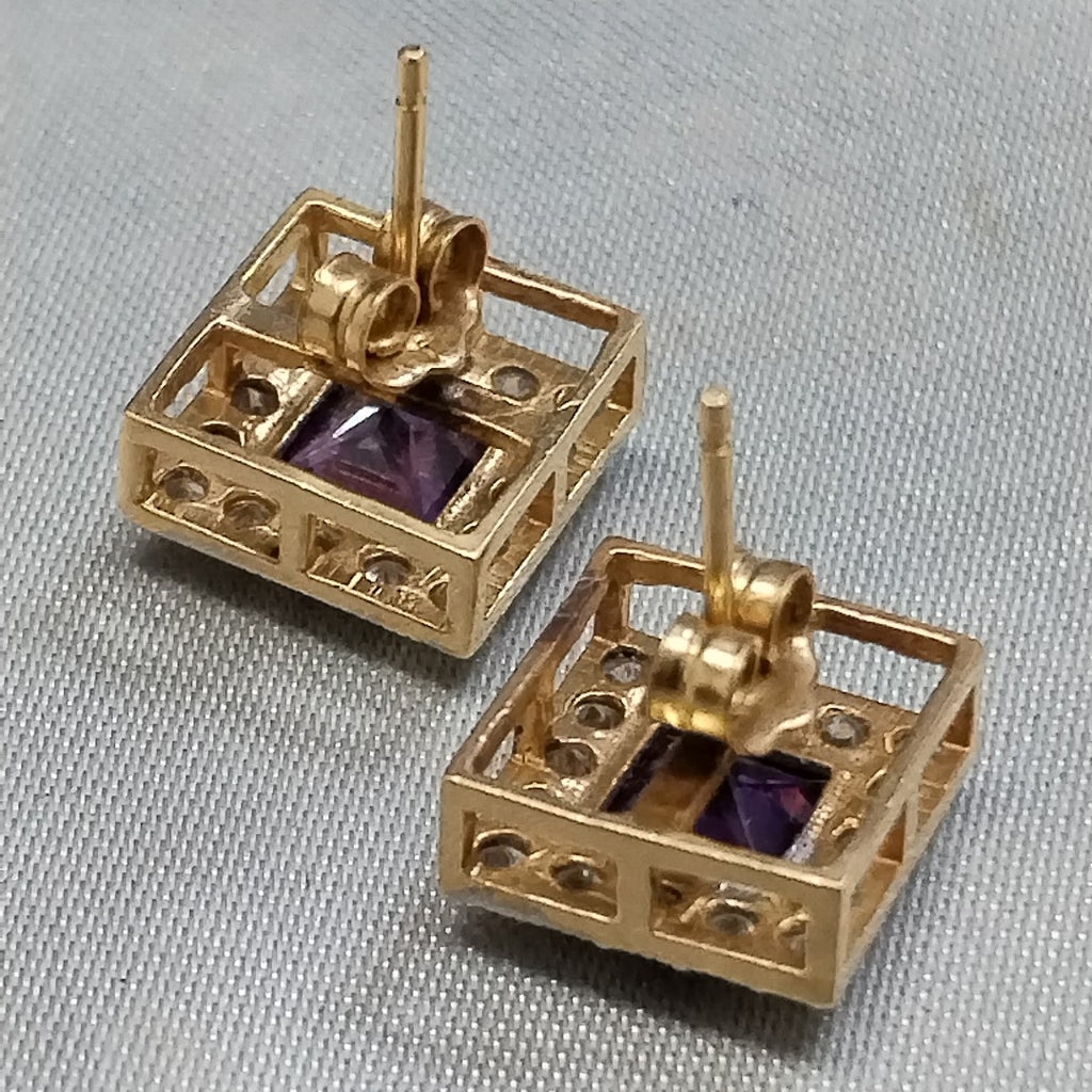 ARETES PAR ORO 14 K 3.1 GRMS (SEMINUEVO)