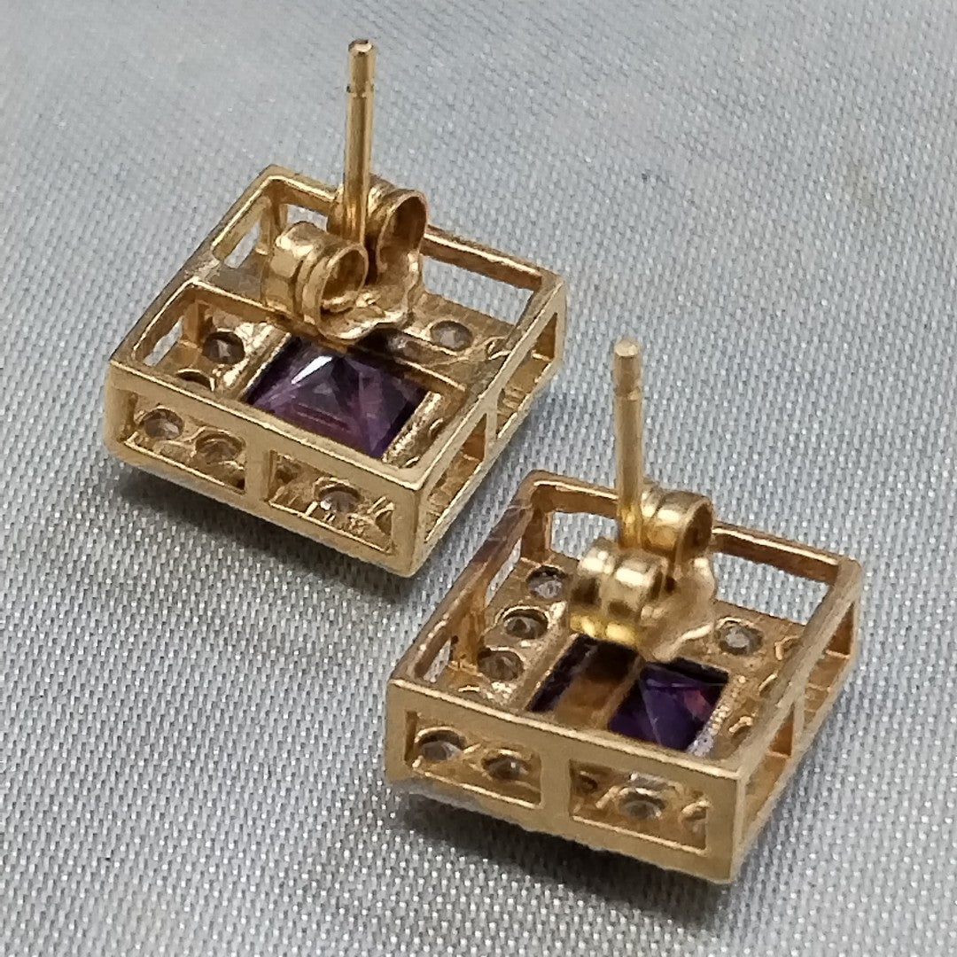 ARETES PAR ORO 14 K 3.1 GRMS (SEMINUEVO)