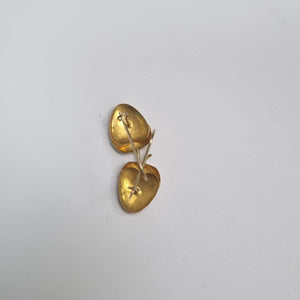 ARETES PAR ORO,ORO COMBINADO 10 K 1,00 GRMS (SEMINUEVO)