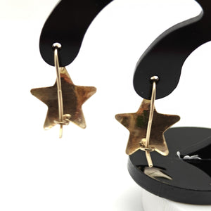 ARETES PAR ORO COMBINADO 10 K 1,60 GRMS (SEMINUEVO)